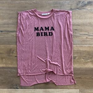 NWOT The Bee & The Fox Mama Bird Muscle Tank